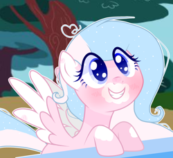 Size: 2508x2285 | Tagged: safe, artist:rachelclaradrawz, oc, pegasus, pony, base used, cute, female, happy, mare, ocbetes, smiling, solo, two toned wings, wings