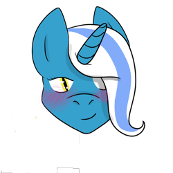 Size: 894x894 | Tagged: safe, artist:loops-the-snep, oc, oc:fleurbelle, alicorn, pony, alicorn oc, blushing, cute, female, hair over one eye, mare