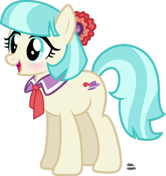 Size: 1218x1292 | Tagged: safe, artist:anime-equestria, coco pommel, pony, blushing, cocobetes, cute, female, happy, mare, simple background, solo, transparent background, vector