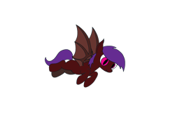 Size: 2048x1536 | Tagged: safe, artist:cosmiceclipsed, derpibooru exclusive, oc, oc only, oc:scarlet eclipse, oc:scarlet moon, bat pony, pony, bat pony oc, bat wings, fangs, female, flying, mare, membranous wings, simple background, slit eyes, spread wings, transparent background, wings