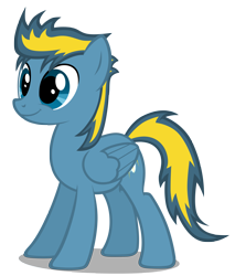Size: 3625x4250 | Tagged: safe, artist:mrlolcats17, oc, oc only, pegasus, pony, hooves, male, simple background, smiling, solo, stallion, transparent background, wings