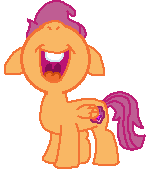 Size: 148x171 | Tagged: safe, artist:drypony198, scootaloo, pony, laughing, uvula