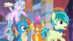 Size: 1920x1080 | Tagged: safe, screencap, gallus, ocellus, sandbar, silverstream, smolder, she's all yak