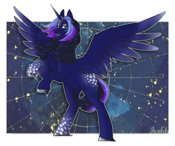 Size: 5000x4186 | Tagged: safe, artist:jeshh, oc, oc:myth, alicorn, pony, absurd resolution, alicorn oc, female, mare, rearing, solo