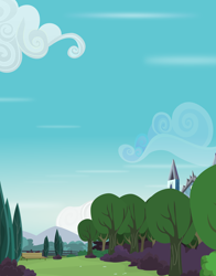 Size: 3134x4000 | Tagged: safe, artist:sollace, .svg available, background, canterlot high, crystal prep, garden, no pony, vector