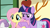 Size: 1366x768 | Tagged: safe, derpibooru import, screencap, fluttershy, sweetie belle, twilight sparkle, twilight sparkle (alicorn), alicorn, pegasus, pony, growing up is hard to do, pointing, saddle bag, upset