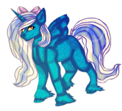 Size: 937x853 | Tagged: safe, artist:orchidcrystal, oc, oc:fleurbelle, alicorn, pony, alicorn oc, bow, female, golden eyes, hair bow, hoof fluff, long hair, long mane, mare