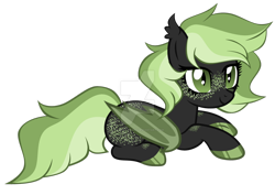 Size: 1280x904 | Tagged: safe, artist:magicdarkart, oc, bat pony, pony, base used, deviantart watermark, female, mare, obtrusive watermark, prone, simple background, solo, transparent background, watermark