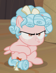 Size: 484x638 | Tagged: safe, screencap, cozy glow, pegasus, pony, the summer sun setback, bow, cozy glow is best facemaker, cozy glow is not amused, cozybetes, cropped, curly hair, cute, faic, female, filly, foal, freckles, hair bow, pouting, solo, spoiled brat, spread wings, unamused, wings