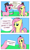 Size: 2480x4142 | Tagged: safe, artist:derpyjoel, derpibooru import, edit, fluttershy, pinkie pie, earth pony, pegasus, pony, comic, cyrillic, hat, magician, russian, top hat, translation