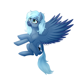 Size: 3500x3500 | Tagged: safe, artist:starshade, oc, oc only, oc:sky crystal, pegasus, pony, commission, cute, cutie mark, female, full body, mare, simple background, smiling, solo, white background, ych result, your character here