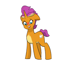 Size: 5256x4416 | Tagged: safe, artist:chedx, smolder, pony, unicorn, comic:claws and hooves, blushing, cup, cutie mark, dragon to pony, female, filly, horn, not scootaloo, ponified, ponified smolder, shocked, species swap, stressed, teacup