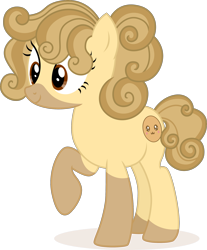 Size: 2015x2432 | Tagged: safe, artist:cirillaq, oc, earth pony, pony, female, high res, mare, raised hoof, simple background, solo, transparent background, vector