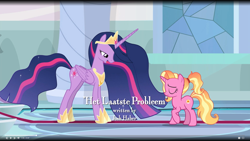 Size: 1920x1080 | Tagged: safe, screencap, luster dawn, princess twilight 2.0, twilight sparkle, twilight sparkle (alicorn), alicorn, pony, the last problem, credits, dutch, josh haber, netherlands, official, older, older twilight, pony history