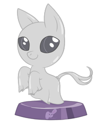 Size: 886x1064 | Tagged: safe, artist:nekoremilia1, oc, oc:kuku, pony, chibi, fantaslone, figure, pocket ponies, solo, species