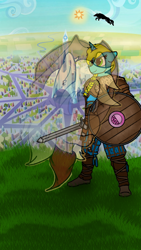 Size: 750x1334 | Tagged: safe, anthro, unicorn, crystal empire, greenlands, north mythology, viking