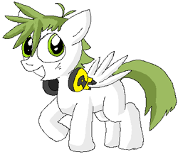 Size: 410x356 | Tagged: safe, artist:lucas47-46, oc, oc only, oc:reedia mixxus, pegasus, pony, female, filly, headphones, solo