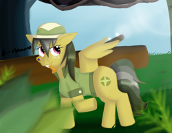 Size: 648x504 | Tagged: safe, artist:warped-dragonfly, daring do, pegasus, pony, female, mare, solo