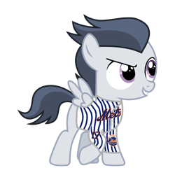 Size: 1536x1536 | Tagged: safe, artist:motownwarrior01, rumble, pony, baseball, mlb, new york mets, solo, sports
