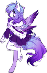 Size: 1284x2018 | Tagged: safe, artist:tenebristayga, oc, oc only, anthro, pegasus, unguligrade anthro, anthro oc, clothes, commission, female, simple background, solo, transparent background, ych result