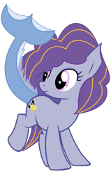 Size: 969x1522 | Tagged: safe, artist:flutterbases, artist:rukemon, oc, oc only, oc:prism solo, hybrid, pony, base used, commission, eyeshadow, female, half-siren, interspecies offspring, magical lesbian spawn, makeup, mare, offspring, parent:adagio dazzle, parent:coloratura, parents:adatura, raised leg, simple background, solo, transparent background