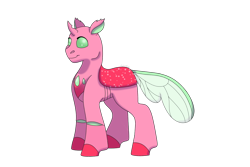 Size: 1280x854 | Tagged: safe, artist:itstechtock, oc, oc:feeler, changedling, changeling, changedling oc, changeling oc, female, simple background, solo, transparent background