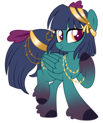 Size: 1009x1202 | Tagged: safe, artist:crystal-tranquility, oc, oc:razzle dazzle, pegasus, pony, female, mare, simple background, solo, transparent background