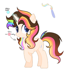 Size: 2360x2400 | Tagged: safe, artist:thesmall-artist, oc, oc:colour swirl, pony, unicorn, base used, looking at you, magic, male, raised hoof, simple background, solo, stallion, transparent background