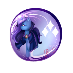 Size: 894x894 | Tagged: safe, artist:berry-bliss-sundae, oc, oc only, oc:aurora shine (loe), pony, unicorn, cloak, clothes, female, simple background, solo, transparent background