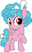 Size: 66x106 | Tagged: safe, cozy glow, pegasus, pony, 16 colors, pixel art, solo, trace