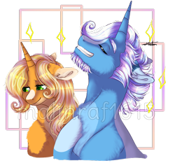 Size: 934x870 | Tagged: safe, artist:malinraf1615, jack pot, sunflower spectacle, pony, jacktacle, trixie's parents