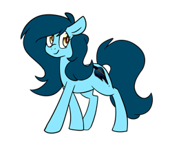 Size: 945x846 | Tagged: safe, artist:snowolive, oc, oc only, earth pony, pony, commission, cutie mark, female, floppy ears, mare, simple background, smiling, solo, transparent background