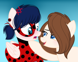 Size: 1943x1543 | Tagged: safe, artist:parisa07, oc, earth pony, pony, base used, female, mare, miraculous ladybug, ponified