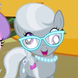 Size: 314x314 | Tagged: safe, screencap, silver spoon, pony, one bad apple, cute, derp, silverbetes