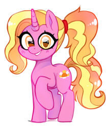 Size: 1500x1773 | Tagged: safe, artist:techycutie, derpibooru exclusive, luster dawn, pony, unicorn, the last problem, cute, lusterbetes, ponytail, solo