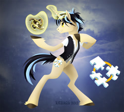 Size: 863x775 | Tagged: safe, artist:kittiara, oc, pony, unicorn, solo