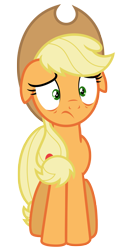 Size: 3251x6500 | Tagged: safe, artist:estories, derpibooru import, applejack, earth pony, pony, absurd resolution, floppy ears, simple background, solo, transparent background, vector