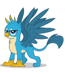 Size: 1268x1448 | Tagged: safe, artist:twilight-twinkle, gallus, griffon, claws, looking at you, male, paws, spread wings, wings
