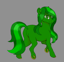 Size: 747x723 | Tagged: safe, artist:detsellamorningdew, oc, oc:aurora, earth pony, pony, simple background, solo