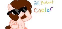 Size: 888x424 | Tagged: safe, artist:circuspaparazzi5678, oc, oc only, oc:breanna, pegasus, pony, 20% cooler, base used, simple background, solo, sunglasses, transparent background