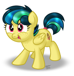 Size: 1967x2006 | Tagged: safe, artist:aleximusprime, oc, oc only, oc:apogee, pegasus, pony, cute, female, filly, open mouth, simple background, solo, tail wrap, transparent background, weapons-grade cute