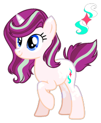 Size: 737x897 | Tagged: safe, artist:sweet-psycho-uwu, oc, oc only, pony, unicorn, female, mare, offspring, parent:starlight glimmer, parent:sunburst, parents:starburst, simple background, solo, transparent background