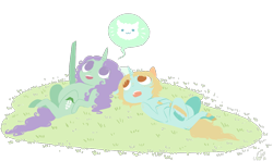 Size: 1200x710 | Tagged: safe, artist:laceymod, oc, pony, unicorn, cloud watching, duo