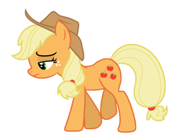 Size: 8683x6750 | Tagged: safe, artist:estories, derpibooru import, applejack, earth pony, pony, absurd resolution, sad, simple background, solo, transparent background, vector