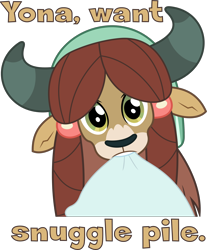 Size: 2180x2636 | Tagged: safe, artist:phucknuckl, yona, school daze, bronybait, cute, pillow, simple background, snuggles?, solo, transparent background, vector, yonadorable