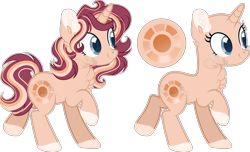 Size: 5124x3113 | Tagged: safe, artist:sh3llysh00, oc, oc:sunray, pony, unicorn, chest fluff, female, magical lesbian spawn, mare, offspring, parent:sci-twi, parent:sunset shimmer, parents:scitwishimmer, simple background, solo, transparent background