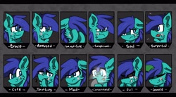 Size: 4000x2200 | Tagged: safe, artist:jxst-starly, oc, oc only, oc:magnifying glass, pegasus, pony, :t, angry, annoyed, blushing, brave, colt, concentrating, cute, embarrassed, evil grin, expressions, eyes rolling back, floppy ears, grin, i'm not cute, ipad, male, ruffled hair, sad, smiling, smirk, solo, surprised, suspicious, sweat, thinking, tongue out