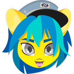 Size: 500x500 | Tagged: safe, artist:kez, oc, oc:runaway train, pony, cap, conductor hat, gray eyes, hat, head only, male, simple background, solo, stallion, transparent background