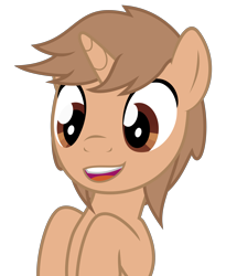 Size: 3555x4343 | Tagged: safe, artist:sollace, oc, oc:foxhound, pony, unicorn, cute, happy, male, solo, stallion, vector