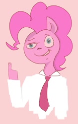 Size: 1024x1633 | Tagged: artist needed, source needed, safe, derpibooru import, pinkie pie, anthro, middle finger, vulgar